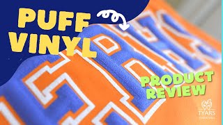 Learn how to Layer Puff Vinyl for 3D Effect: Varsity Style Letters for School Spirit TShirt