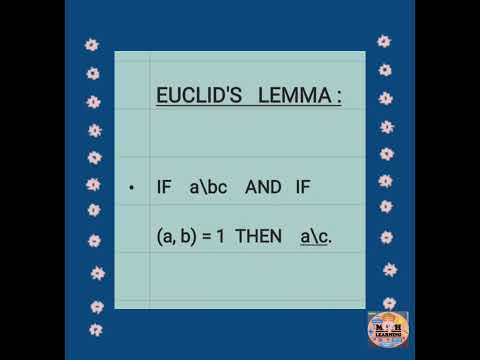 EUCLID'S LEMMA AND