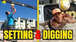 Improve Your DIGGING, SETTING, and HITTING in ONE Beach Volleyball Drill!