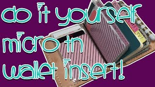 Famous DIY Micro TN Wallet Insert Wealth
