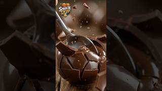 Wait for the crack… 🤯 #shorts #food #chocolate