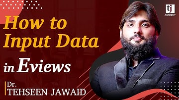 Econometrics # 8 : How to input data in EViews