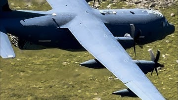 United States Air Force, STRIX67 MC-130J Commando II Low Level In The Mach Loop