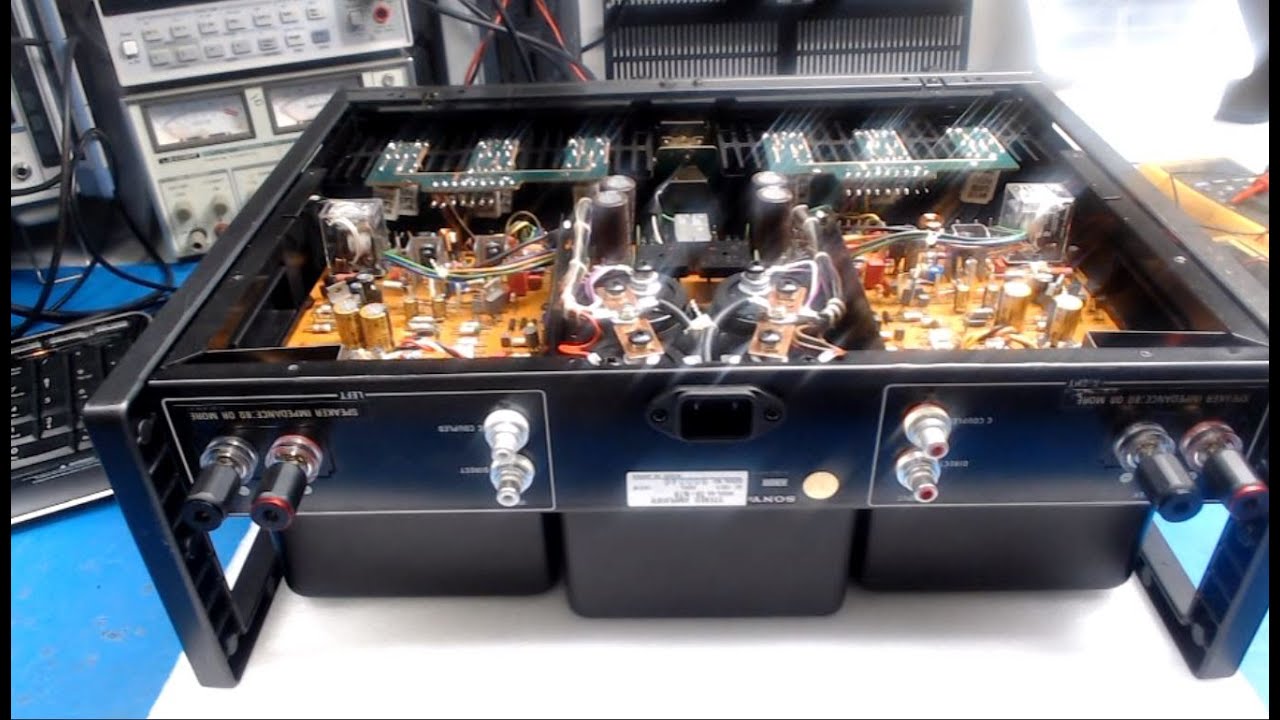 Sony TA-N7 V-Fet amplifier - Full restoration video part 2 - YouTube