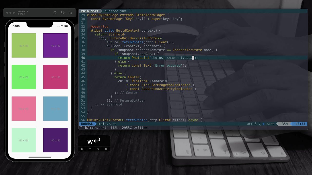 Flutter cookbook - Networking, Parse big data in the background with ...