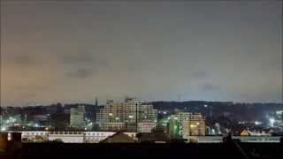 Schnee fällt auf Wuppertal