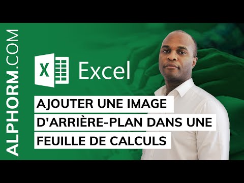 Vidéo: Comment faire d'une feuille de calcul Excel mon fond d'écran ?