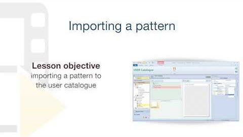 Edificius Tutorial - Importing a pattern - ACCA software
