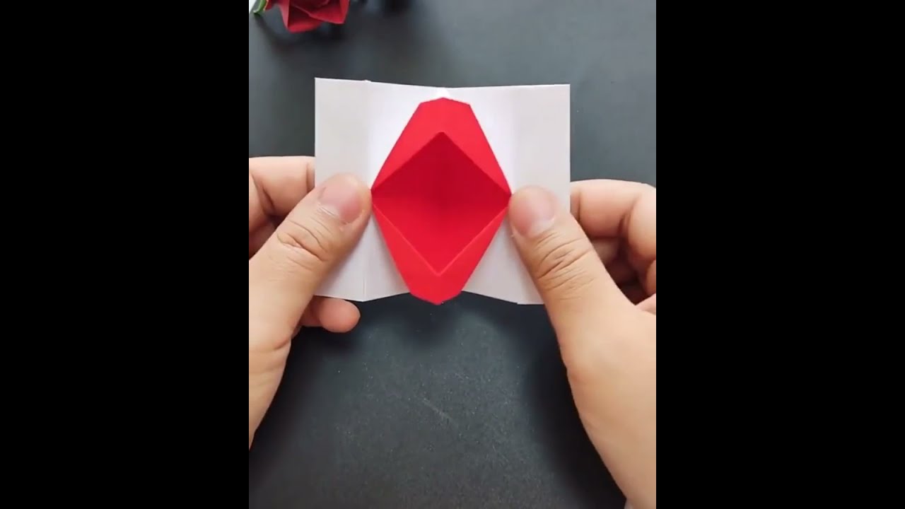 How to  make a paper lips 👄 ll craft  idea ll Paper lips ll  AF Art