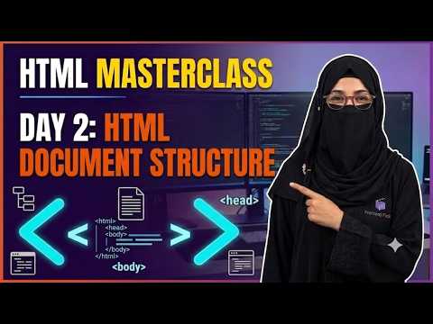 Day 2: HTML Document Structure | DOCTYPE html head body Explained
