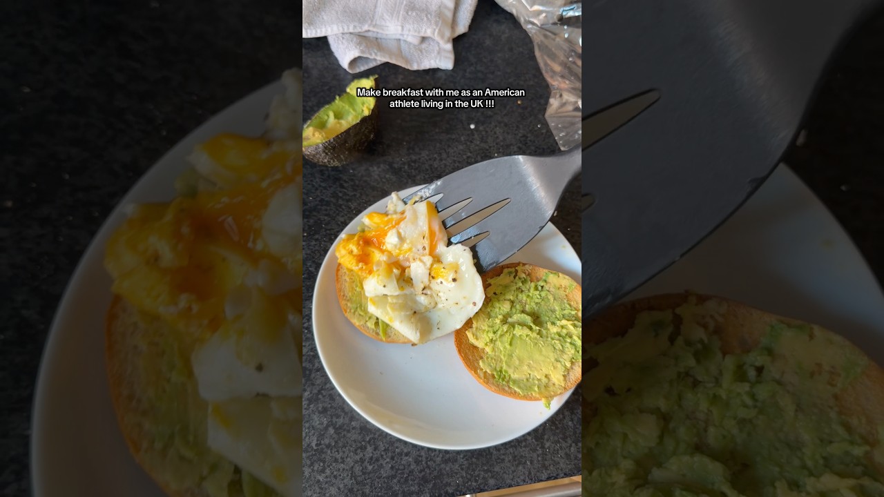 OVERSEAS ATHLETE BREAKFAST?! 🍳 … the cheat code #womeninsports #athletenutrition