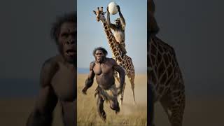 Don't Steal Ostrich Eggs | Life Million Years Ago.  #humanevolution #animals #earlyhumans