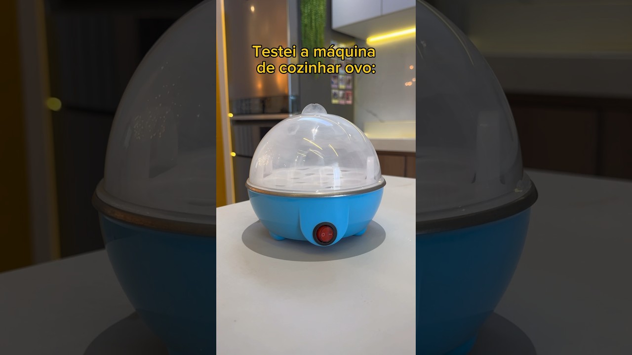 Testei a máquina de cozinhar ovos