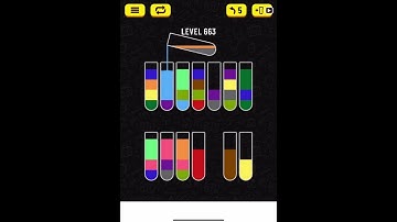 water sort puzzle level 663