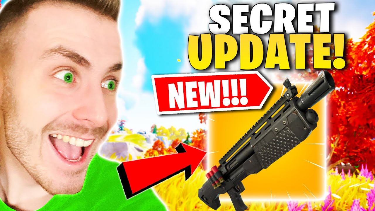 *NOVÝ* SECRET UPDATE PŘIDAL HEAVY SHOTGUN DO FORTNITE!! - YouTube