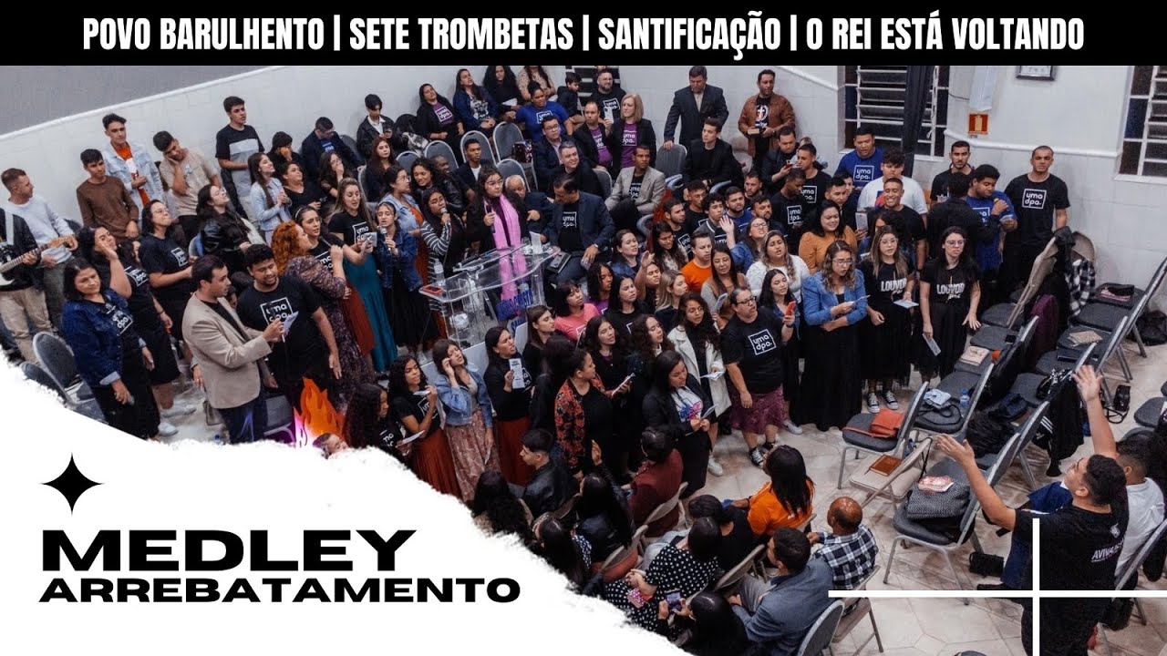 Medley Arrebatamento Jovens - Desapareceu um povo/Sete trombetas/ Santificação/O Rei está voltando