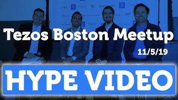 Tezos Boston Meetup | Security Tokens on Tezos Panel Talk - HYPE VIDEO