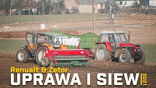 🔥UPRAWA I SIEW JĘCZMIENIA I OWSA 2021// Z Nowym Nabytkiem// Zetor & Renault & Ursus//🔥