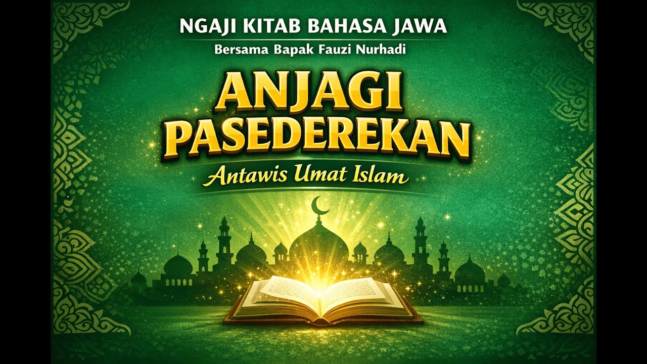 NGABUBURIT - NGAJI KITAB BAHASA JAWA | Anjagi Pasederekan Antawis Umat Islam | BAPAK Fauzi Nurhadi
