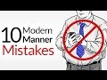 10 Modern Manner Mistakes | Bad Etiquette That KILLS First Impressions