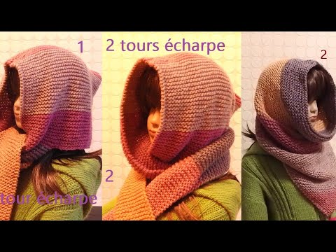 Echarpe Capuche Poncho Enfant 