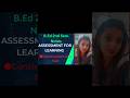 Construction of a test | Assessment for Learning|| B.Ed 2nd Sem.