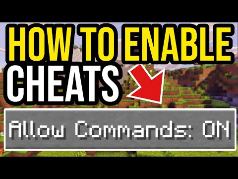 How To Enable Cheats & Allow Commands In Minecraft Bedrock & Java