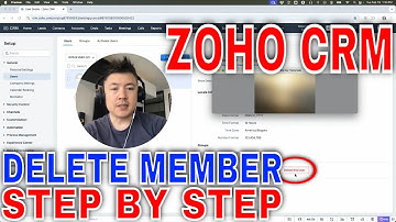 ✅  How To Delete Remove Admin Team Member From Zoho CRM🔴