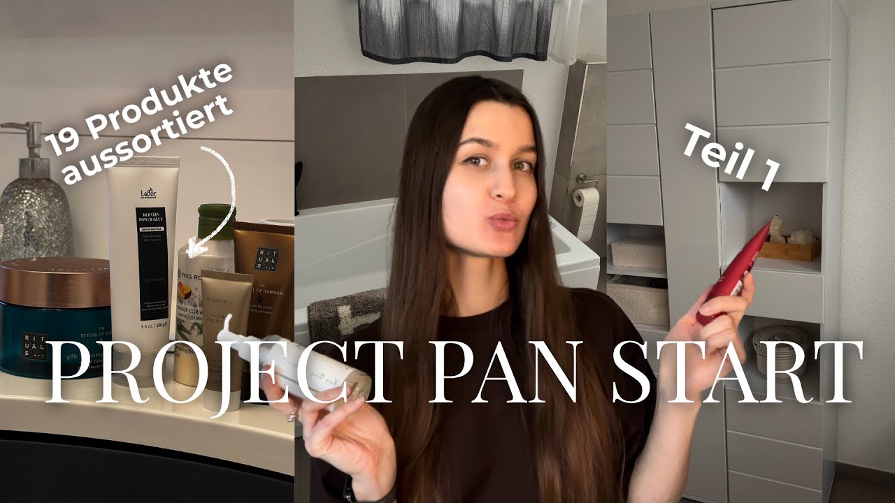 Ich shoppe meinen Badezimmerschrank: 30 Tage Aufbrauch-Challenge (Minimalismus/Project Pan)