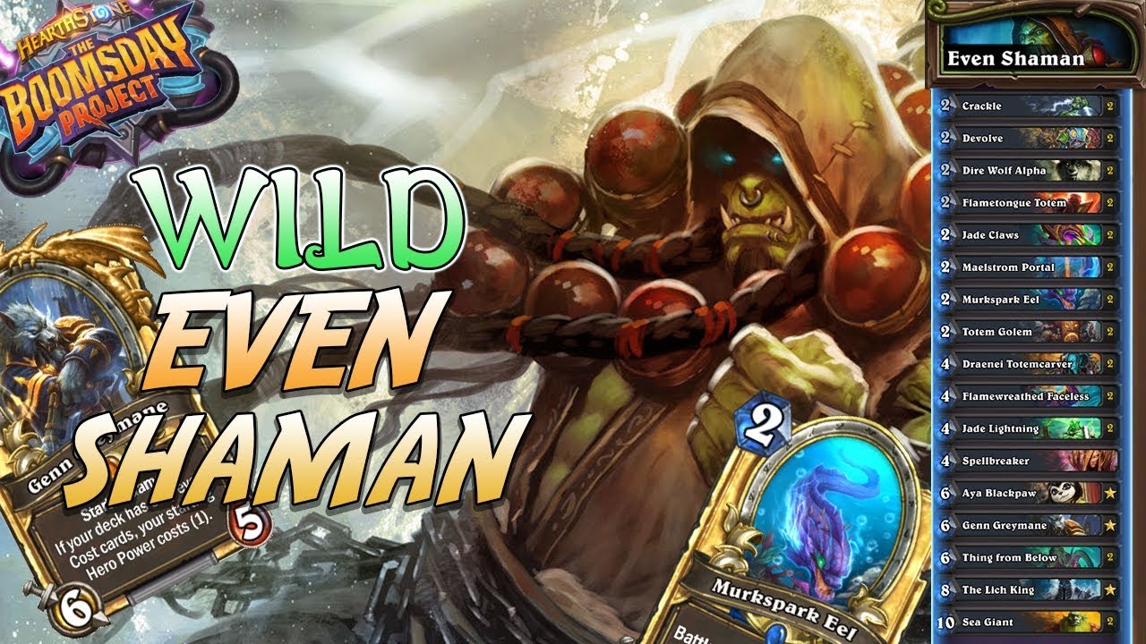 Meta Peak! Wild Even Shaman Deck | Boomsday Project | Hearthstone