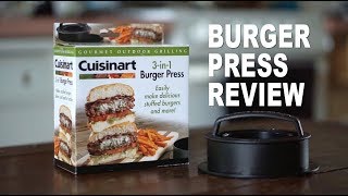 Cuisinart 3-in-1Burger Press Review