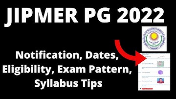 JIPMER PG 2022 : Application Form, Exam Pattern, Eligibility Criteria, Syllabus, Preparation Tips