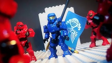 Halo Mega Bloks Stop Motion: Capture the Flag (recreation)