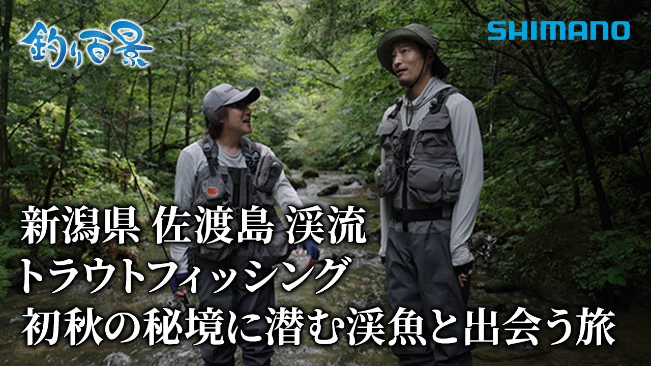 【釣り百景】#605 新潟県 佐渡島 渓流トラウトフィッシング 初秋の秘境に潜む渓魚と出会う旅