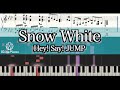 【ピアノ楽譜】Snow White/Hey! Say! JUMP【Fab! -Music speaks.-】スノーホワイト 平成ジャンプ ファブミュージックスピークス (清水翔太)