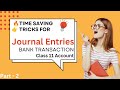 Learn With Secret TIPS 🔥😳 Journal Entry Banking Transaction class 11 🔥 Recording Banking Transaction