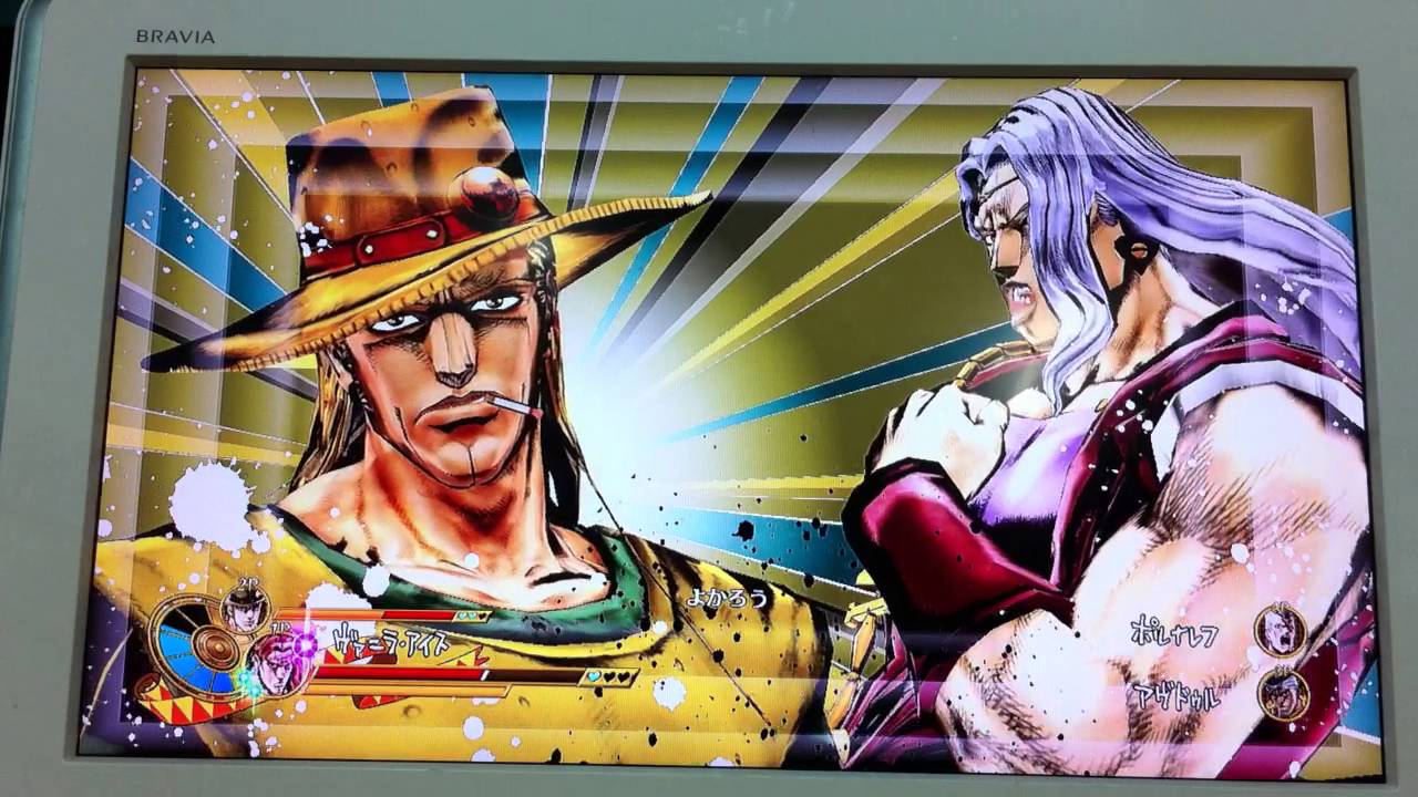 Vanilla Ice & Hol Horse vs Avdol & Polnareff JoJo's Bizarre Adventure