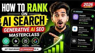 How to Rank on AI Search Result 🤯 | Generative AI SEO (GEO) Masterclass 