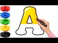 "🎨 Kids Learn to Draw &amp; Paint A to Z: Fun Alphabet Adventure for Toddlers! 📚✨"
