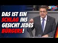 Das ist ein Schlag ins Gesicht jedes Bürgers! - Volker Münz - AfD-Fraktion im Bundestag