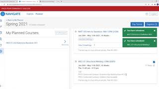8) Spring 2021 Class Search