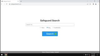 Safeguardsearch.com browser hijacker removal.