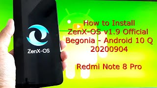 ZenX-OS v1.9 for Redmi Note 8 Pro Begonia Android 10 Q ZenX-OS v1.9 for Redmi Note 8 Pro Begonia Android 10 Q