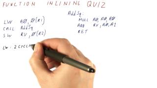 Fuction Inlining Quiz - Georgia Tech - HPCA: Part 3 Content