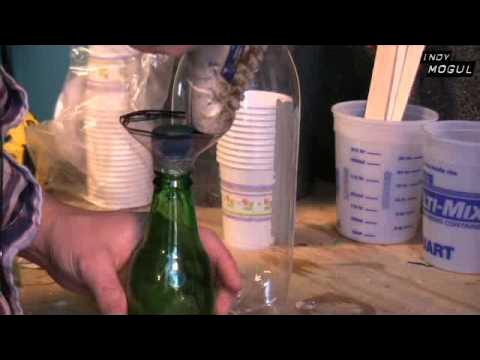 How To Make Sugar Bottles--It's Easy with Pre-Made Molds 