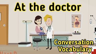 At the doctor English conversation | Hospital English | Daily English conversation |