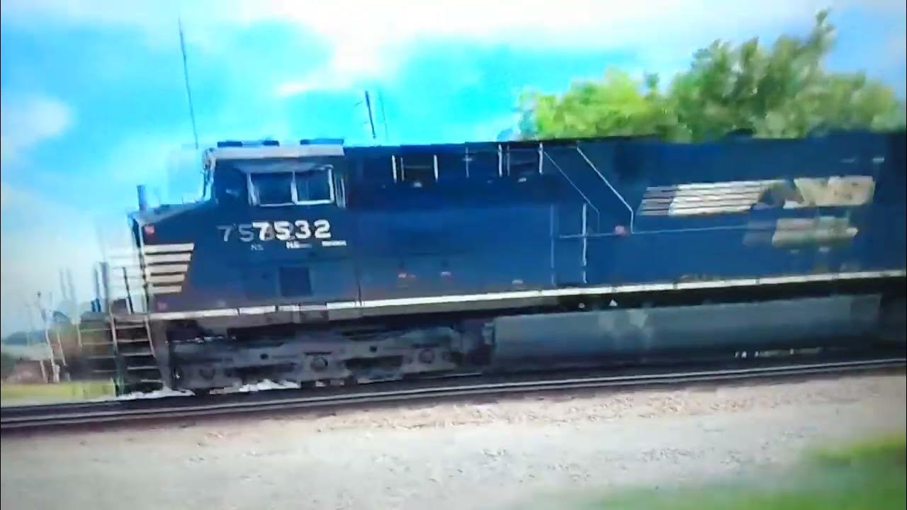 ns train Des Moines IA 10 20 21💙💙💙💙 YouTube
