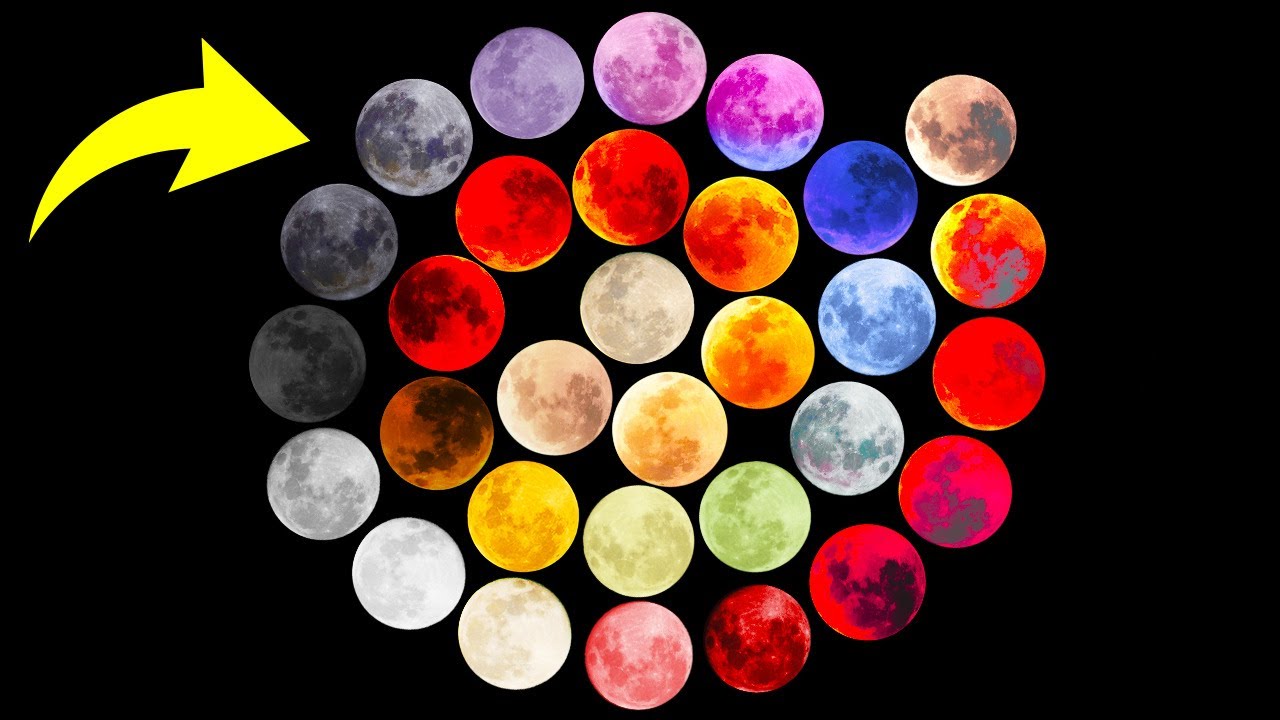 O Que Faz a Lua Ser Tão Colorida?