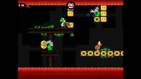 SMW Custom Level: Magikoopa Magma Port