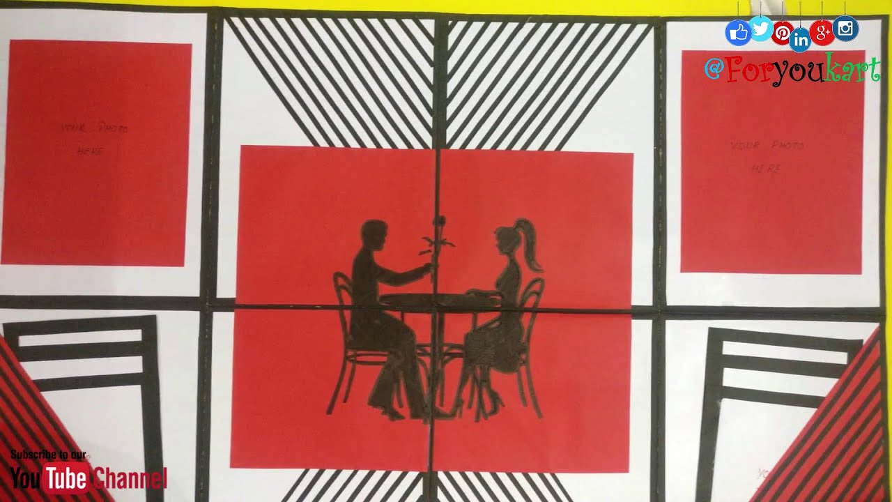 Rose Day Greeting Card | Valentine Weeks Card | Rose Day Handmade Card